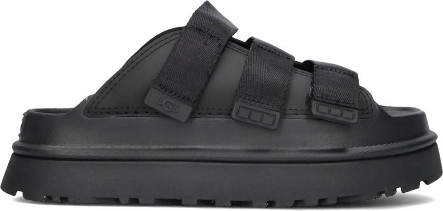 UGG Teenslippers Dames W Goldenstar Slide Maat: 36 Materiaal: Rubber Kleur: Zwart