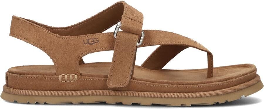 UGG Dames W Goldengaze Toe Post Maat: 38 Materiaal: Suède Kleur: Camel - Foto 4