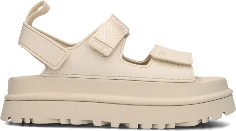 UGG Plateausandalen Goldenglow zomerschoen strandschoen plateausandaal met klittenbandsluitingen - Foto 10