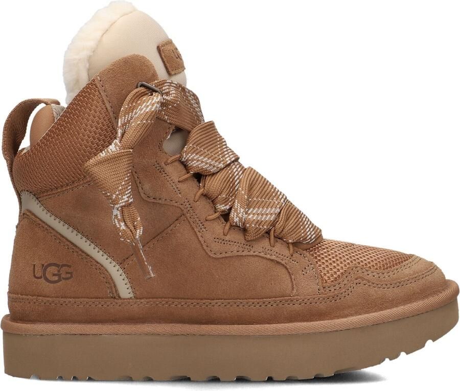 UGG Hoge Sneakers Dames W Highmel Maat: 38 Materiaal: Textiel Kleur: Bruin - Foto 3