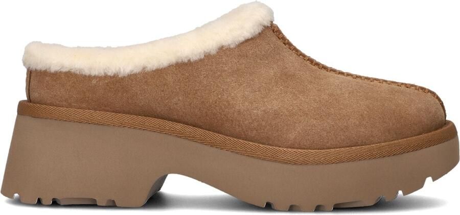 UGG Instappers Dames New Heights Cozy Clog Maat: 42 Materiaal: Suède Kleur: Cognac - Foto 4