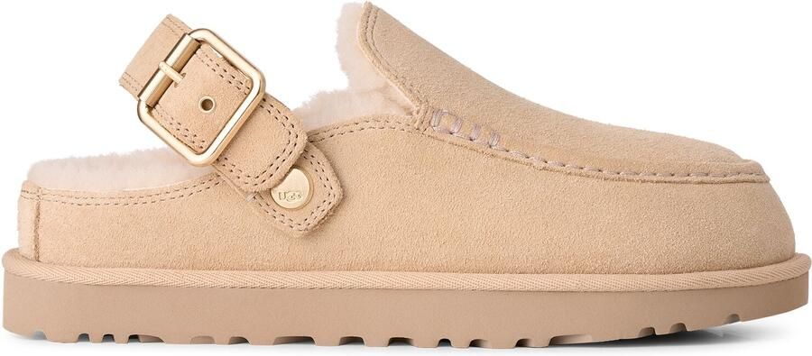 UGG Instappers Dames W Goldenstar Evelina Clog Suède Zand - Foto 2