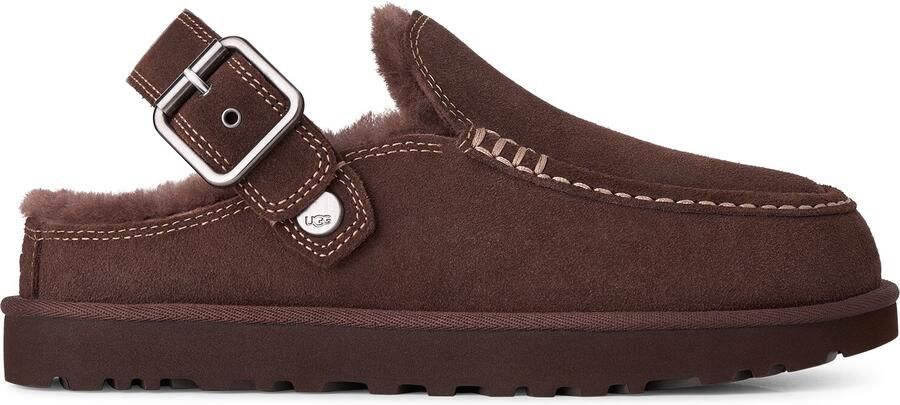 UGG Instappers Dames W Goldenstar Evelina Clog Suède Bruin