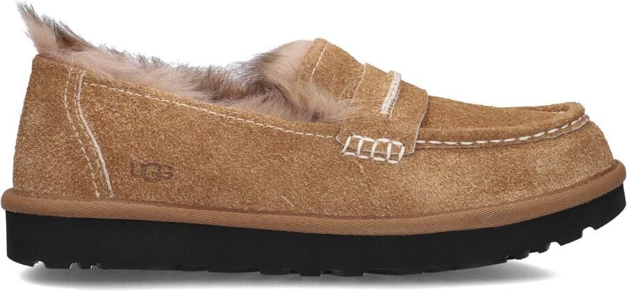 UGG Loafers Dames W Ellis Loafer Maat: 39 Materiaal: Suède Kleur: Camel - Foto 3