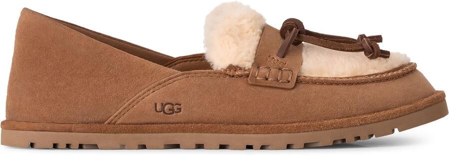 UGG Loafers Dames W Zora Loafer Suède Bruin