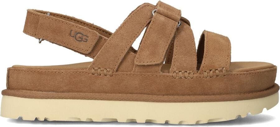 UGG Sandalen met Hak Dames W Goldenstar Gleam Maat: 39 Materiaal: Suède Kleur: Camel - Foto 10