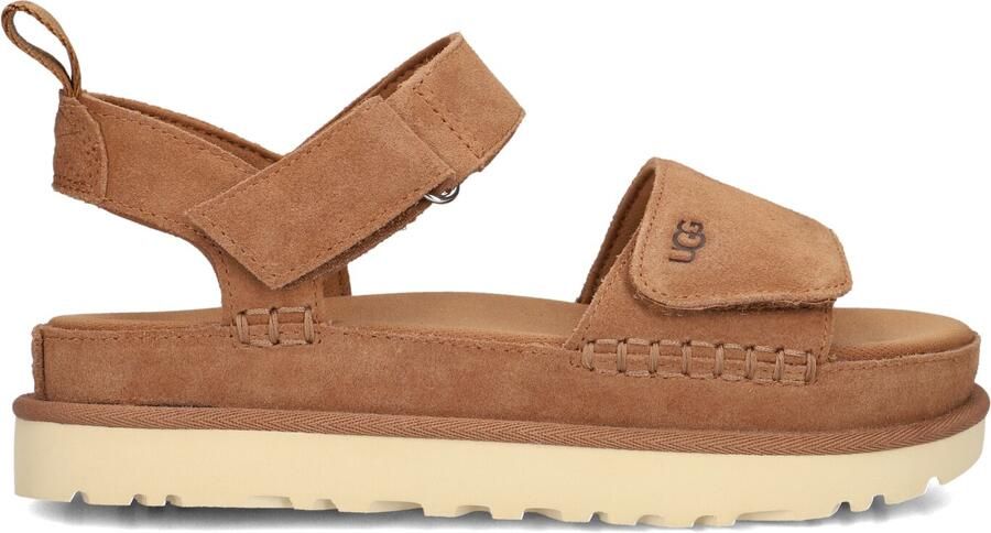 UGG Sandalen met Hak Dames W Goldenstar Maat: 38 Materiaal: Suède Kleur: Bruin