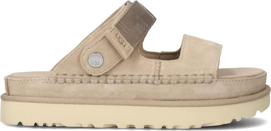 UGG Slippers Dames W Goldenstar Glide Maat: 41 Materiaal: Suède Kleur: Beige - Foto 4