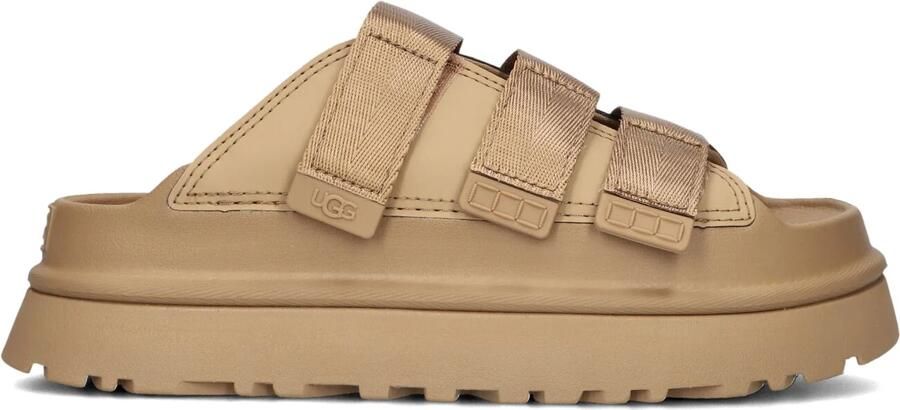 UGG Teenslippers Dames W Goldenstar Slide Maat: 43 Materiaal: Rubber Kleur: Camel - Foto 4
