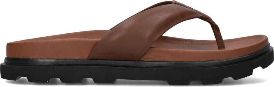 UGG Slippers Heren Capitola Flip Maat: 43 Materiaal: Leer Kleur: Cognac - Foto 2