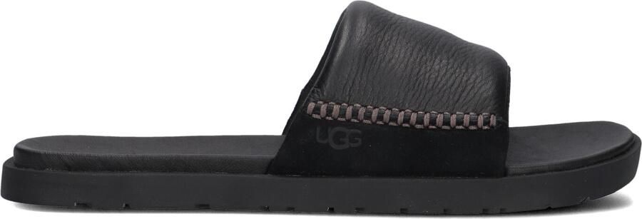 UGG Slippers Heren M Seaside Ii Slide Maat: 40 Materiaal: Leer Kleur: Zwart - Foto 2