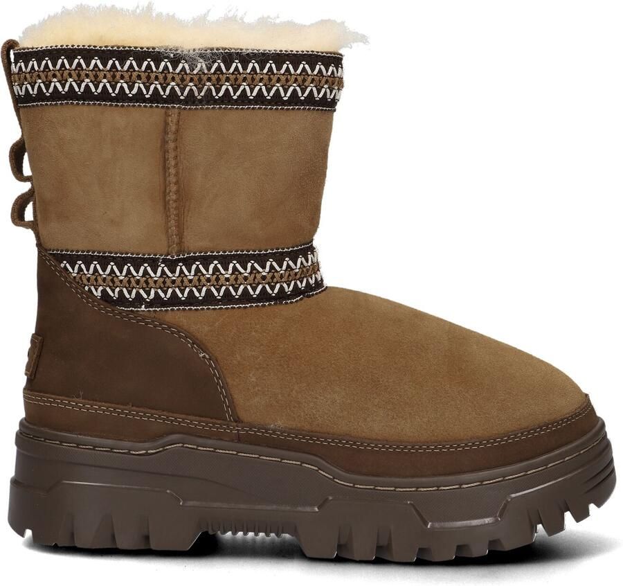 UGG Snowboots Dames Classic Mini Trailgazer Maat: 40 Materiaal: Suède Kleur: Cognac