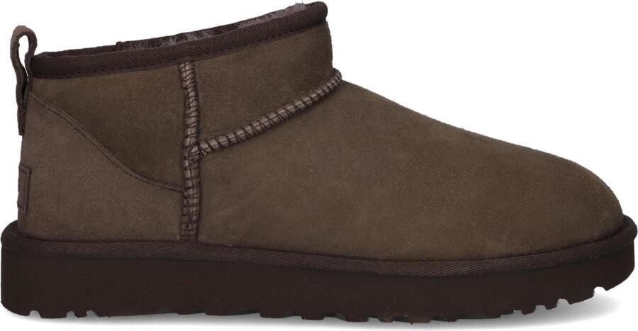Ugg Classic Ultra Mini voor dames in Dusted Cocoa Dusted Cocoa Dubbelzijdig - Foto 4