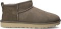 UGG Vachtlaarzen Dames W Classic Ultra Mini Suède Taupe - Bruin