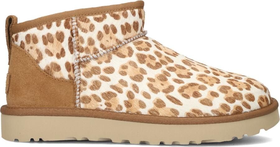 UGG Vachtlaarzen Dames W Classic Ultra Mini Plains Maat: 40 Materiaal: Ponyhair Kleur: Beige - Foto 5
