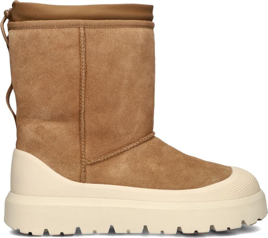 UGG Vachtlaarzen Heren Classisc Short Weather Hybrid Maat: 46 Materiaal: Suède Kleur: Camel