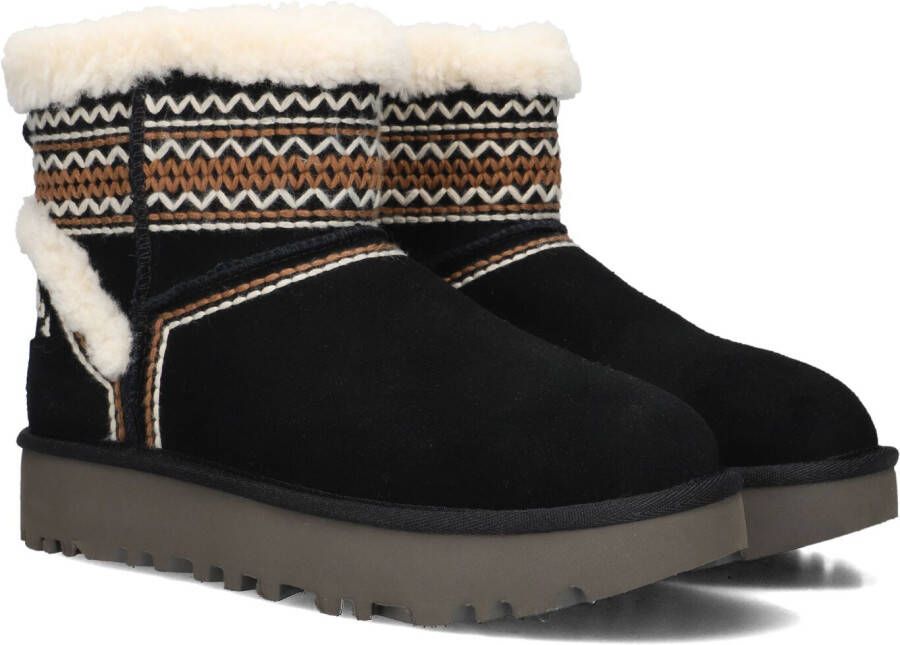 UGG Vachtlaarzen Dames Classic Mini Atherson Maat: 36 Materiaal: Suède Kleur: Zwart