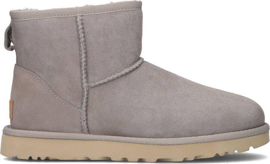 UGG Vachtlaarzen Dames W Classic Mini Ii Maat: 42 Materiaal: Suède Kleur: Grijs - Foto 3