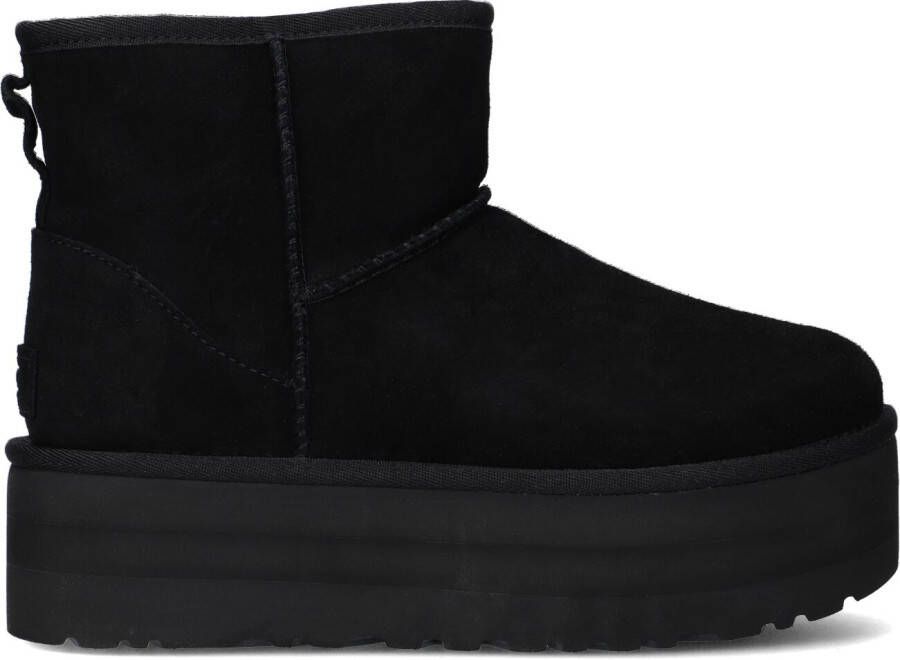 UGG Vachtlaarzen Dames W Classic Ultra Mini Platform Maat: 41 Materiaal: Suède Kleur: Zwart - Foto 11