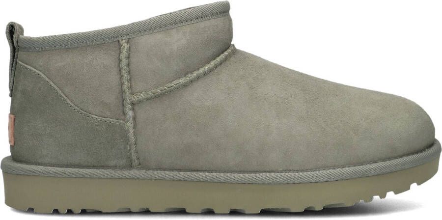 UGG Vachtlaarzen Dames W Classic Ultra Mini Maat: 42 Materiaal: Suède Kleur: Groen