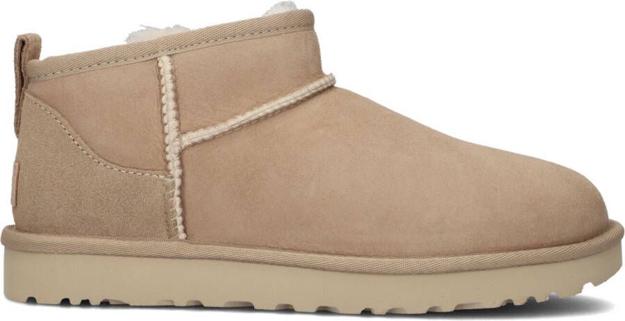 UGG Vachtlaarzen Dames W Classic Ultra Mini Suède Beige - Foto 6