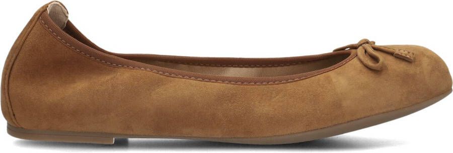 UNISA Ballerina Dames Acor Maat: 39 Materiaal: Suède Kleur: Cognac