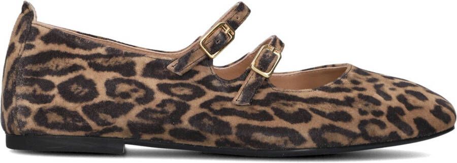 UNISA Ballerina Dames Berley Maat: 35 Materiaal: Suède Kleur: Taupe