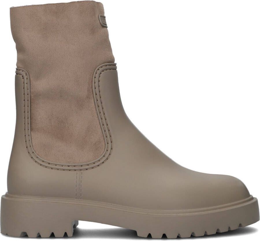 Bruin Tinten Fluor Enkelboots Enkellaarsjes Dames Taupe - Foto 3