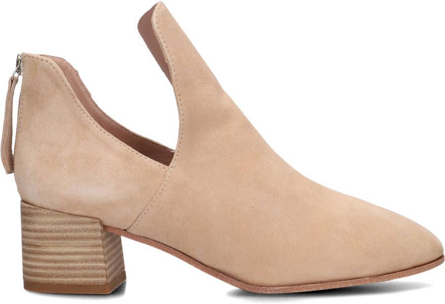 UNISA Enkellaarsjes Dames Mulere Sue Maat: 38 Materiaal: Suède Kleur: Beige
