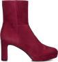 UNISA Enkellaarsjes Dames Meque Maat: 36 Materiaal: Suède Kleur: Rood - Thumbnail 3