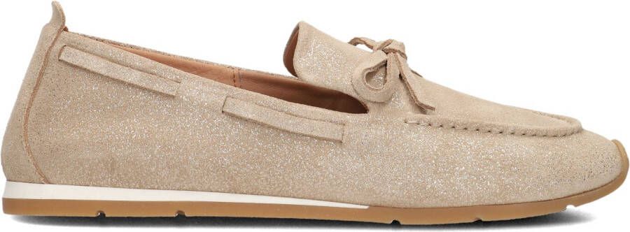 UNISA Instappers Dames Dimas Maat: 38 Materiaal: Suède Kleur: Goud