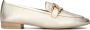 Unisa Metallic Gouden Loafers met Decoratieve Ketting Yellow Dames - Thumbnail 3