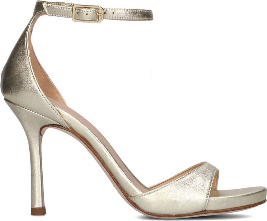 Unisa Pumps Stiletto Dames Damesschoenen Leer Sleehak hoogte Yasu met Goud - Foto 2