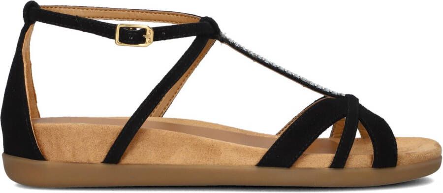 UNISA Sandalen Dames Casano Maat: 37 Materiaal: Suède Kleur: Zwart