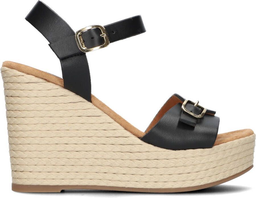 UNISA Sandalen Dames Melao Maat: 40 Materiaal: Leer Kleur: Zwart