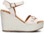 Unisa Melao Sandalen Met Sleehak Dames Beige - Thumbnail 2