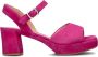 Unisa Suede Sandalen in Fragola Rood - Thumbnail 3