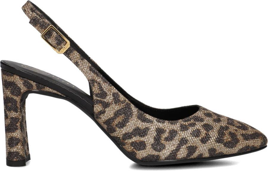 UNISA Slingbacks Dames Winna Maat: 40 Materiaal: Textiel Kleur: Bruin