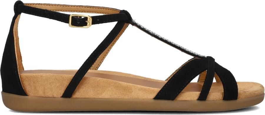 UNISA Sandalen Dames Casano Maat: 38 Materiaal: Suède Kleur: Zwart