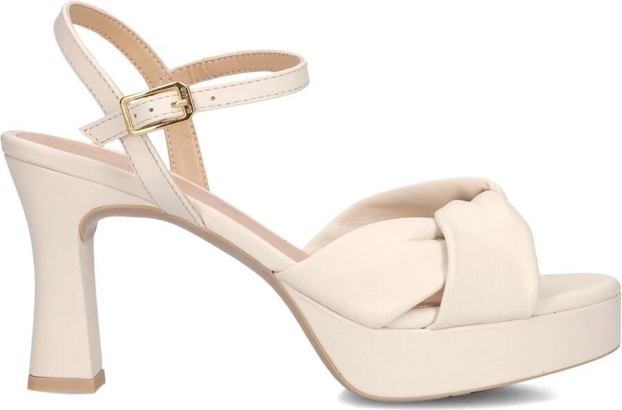 UNISA Sandalen met Hak Dames Onoa Leer Beige