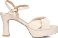 UNISA Sandalen met Hak Dames Onoa Leer Beige - Beige
