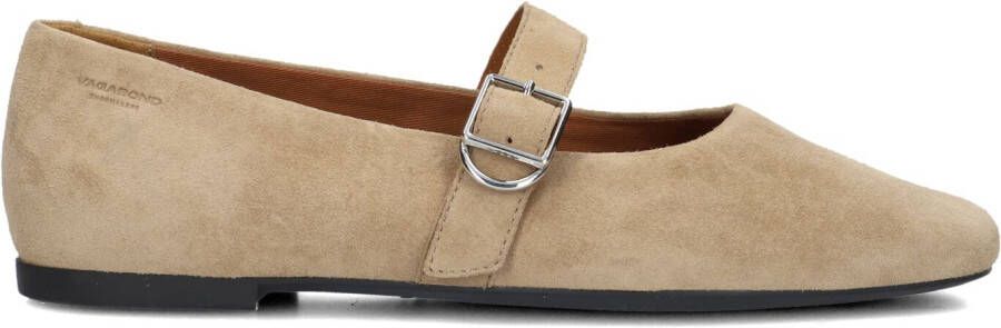 VAGABOND SHOEMAKERS Ballerina Dames Jolin 5608 Maat: 41 Materiaal: Suède Kleur: Beige
