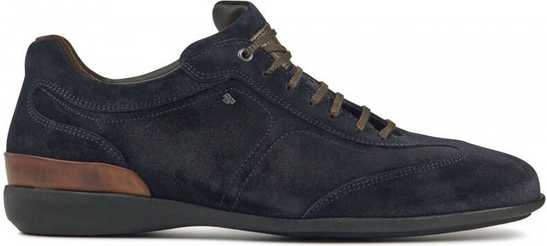 Floris van Floris van Bommel Van Bommel Sneakers Heren Lage sneakers Herenschoenen Suède SBM-10016 sue Blauw - Foto 8
