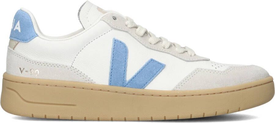 Veja Minimalistische leren sneakers met contrasterende hiel Multicolor Dames - Foto 4