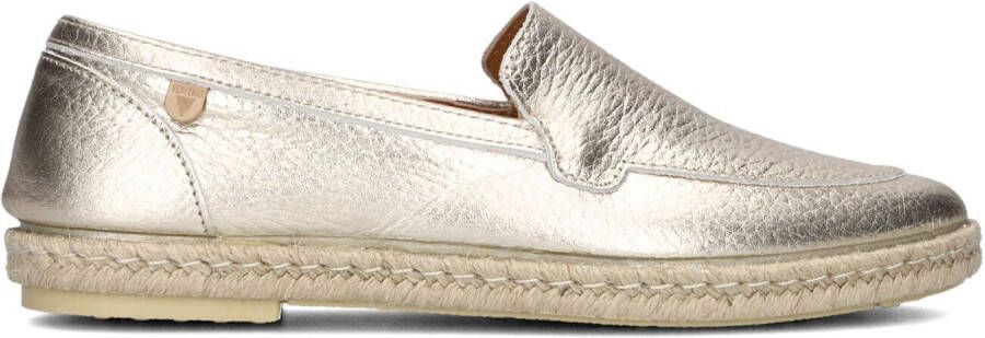 VERBENAS Espadrilles Dames Karina Maat: 41 Materiaal: Leer Kleur: Goudkleurig