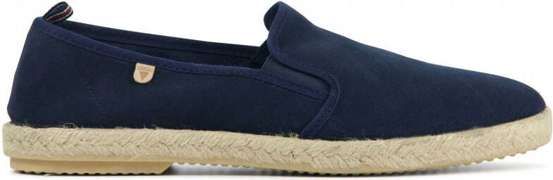 Verbenas Espadrilles Heren Instappers Herenschoenen Suède Troy Blauw -  Schoenen.nl