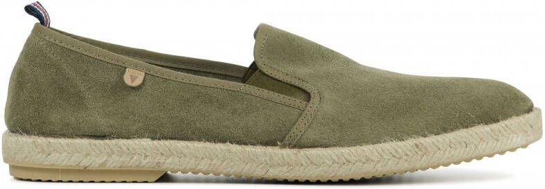 Verbenas Espadrilles Heren Instappers Herenschoenen Suède Troy Groen -  Schoenen.nl