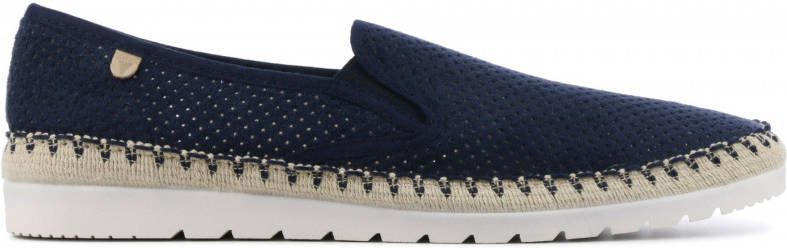 Verbenas Espadrilles Heren Instappers Herenschoenen Suède Boris Blauw -  Schoenen.nl