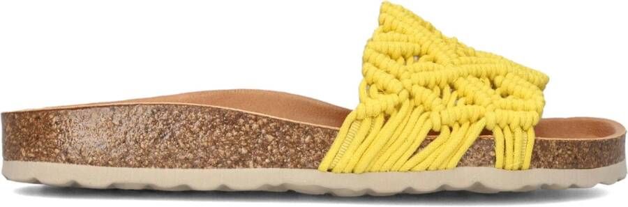 VERBENAS Slippers Dames Raga Knots Maat: 37 Materiaal: Textiel Kleur: Geel