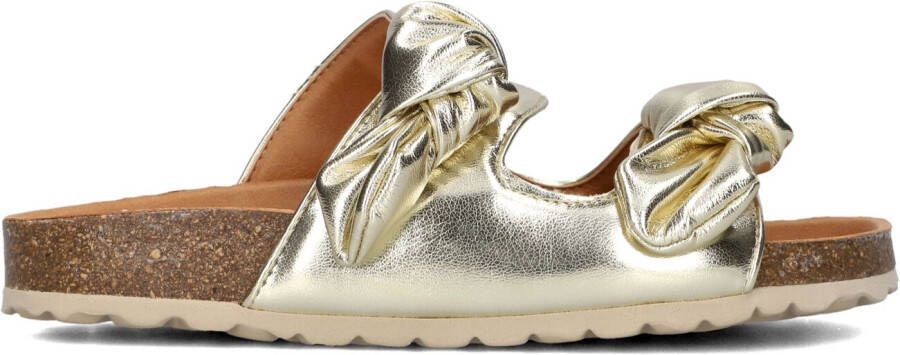 VERBENAS Slippers Dames Rain Lame Maat: 40 Materiaal: Leer Kleur: Goud